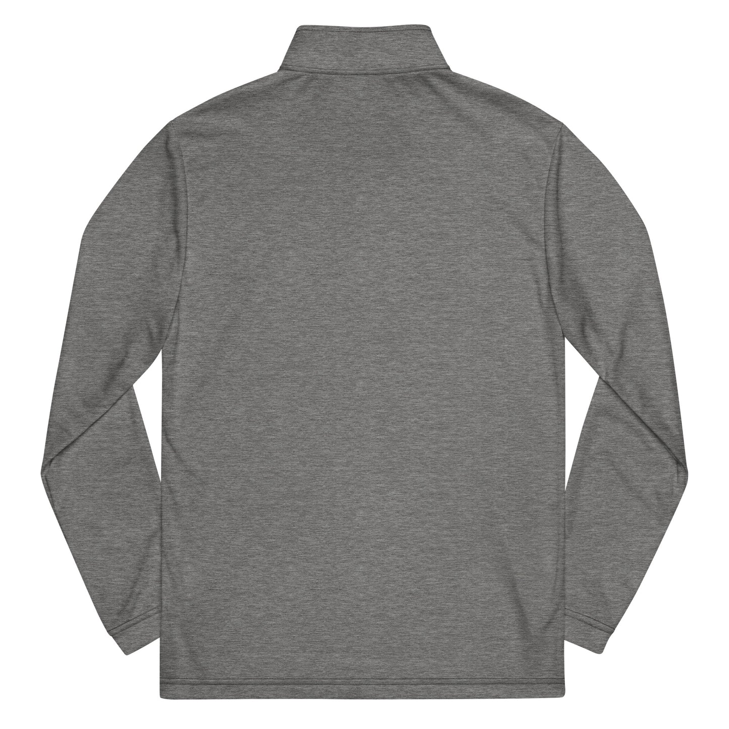 Embroidered quarter zip pullover