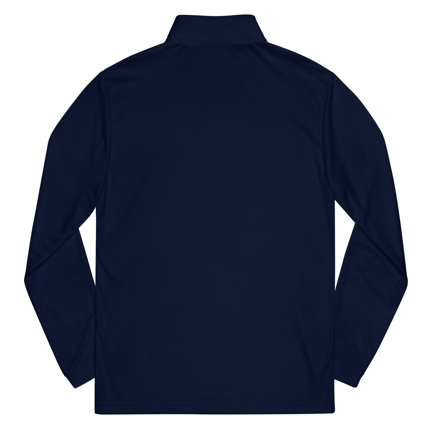 Embroidered quarter zip pullover