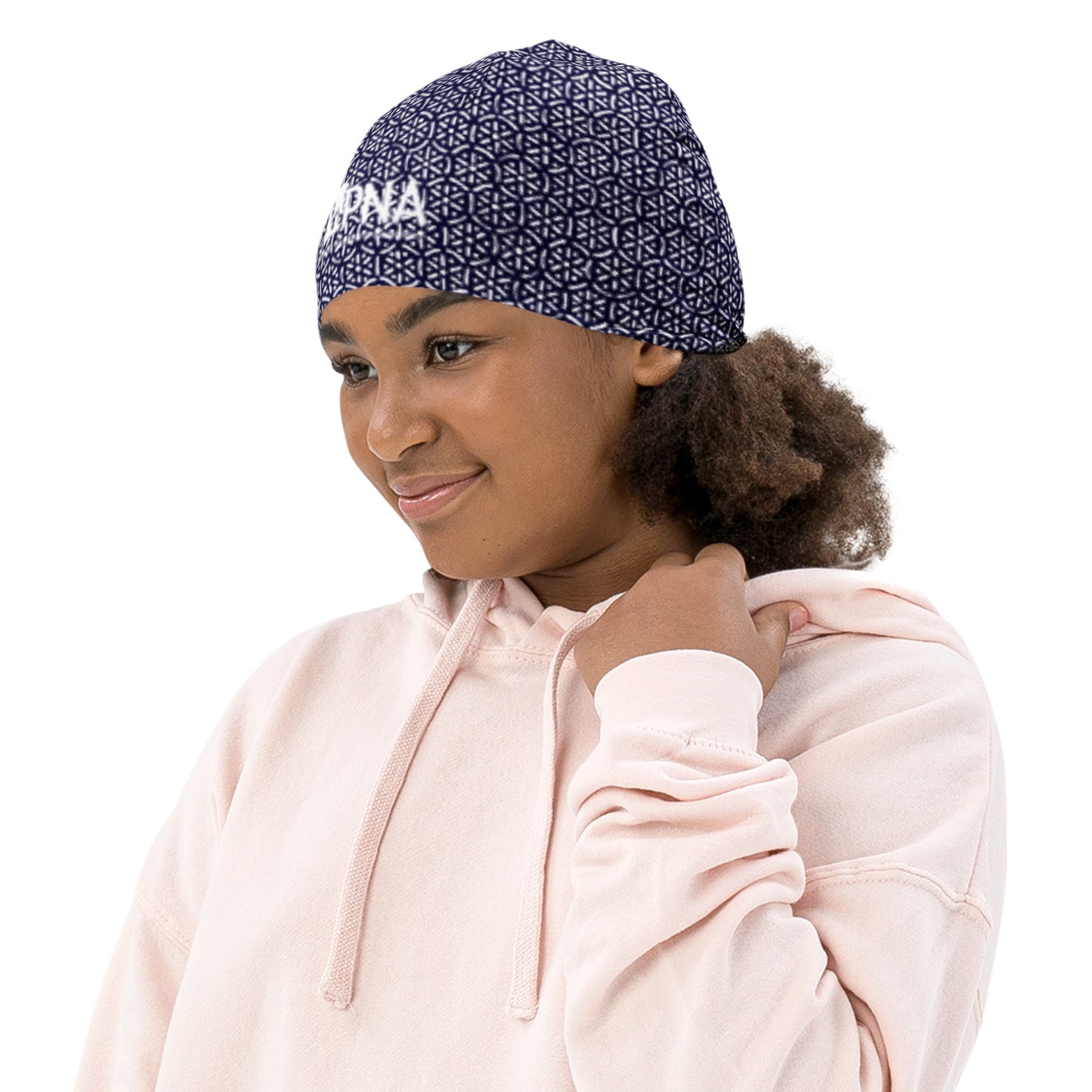 Kids Beanie - Blue Wheelies