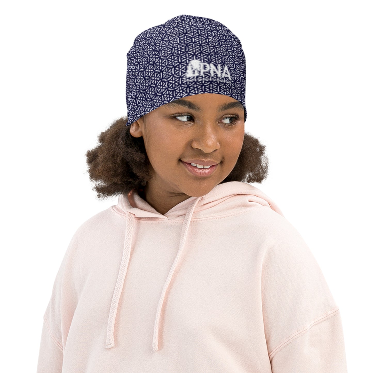 Kids Beanie - Blue Wheelies