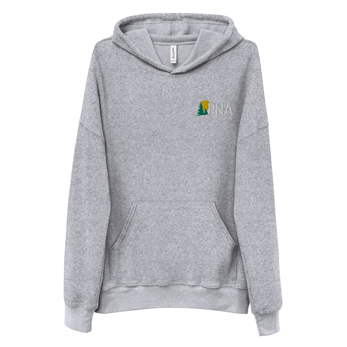 Unisex sueded fleece hoodie