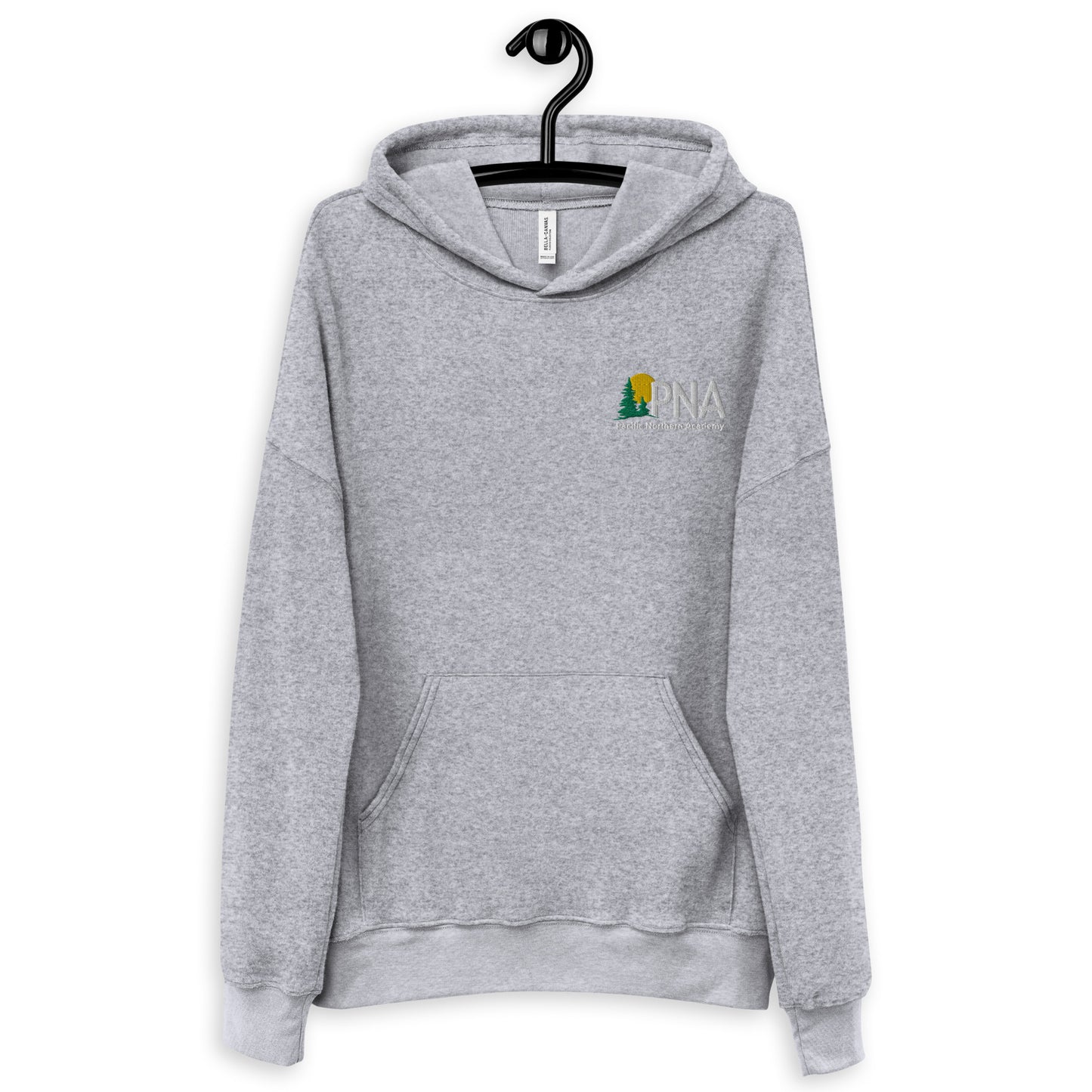 Unisex sueded fleece hoodie