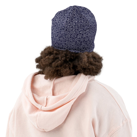 Kids Beanie - Blue Wheelies