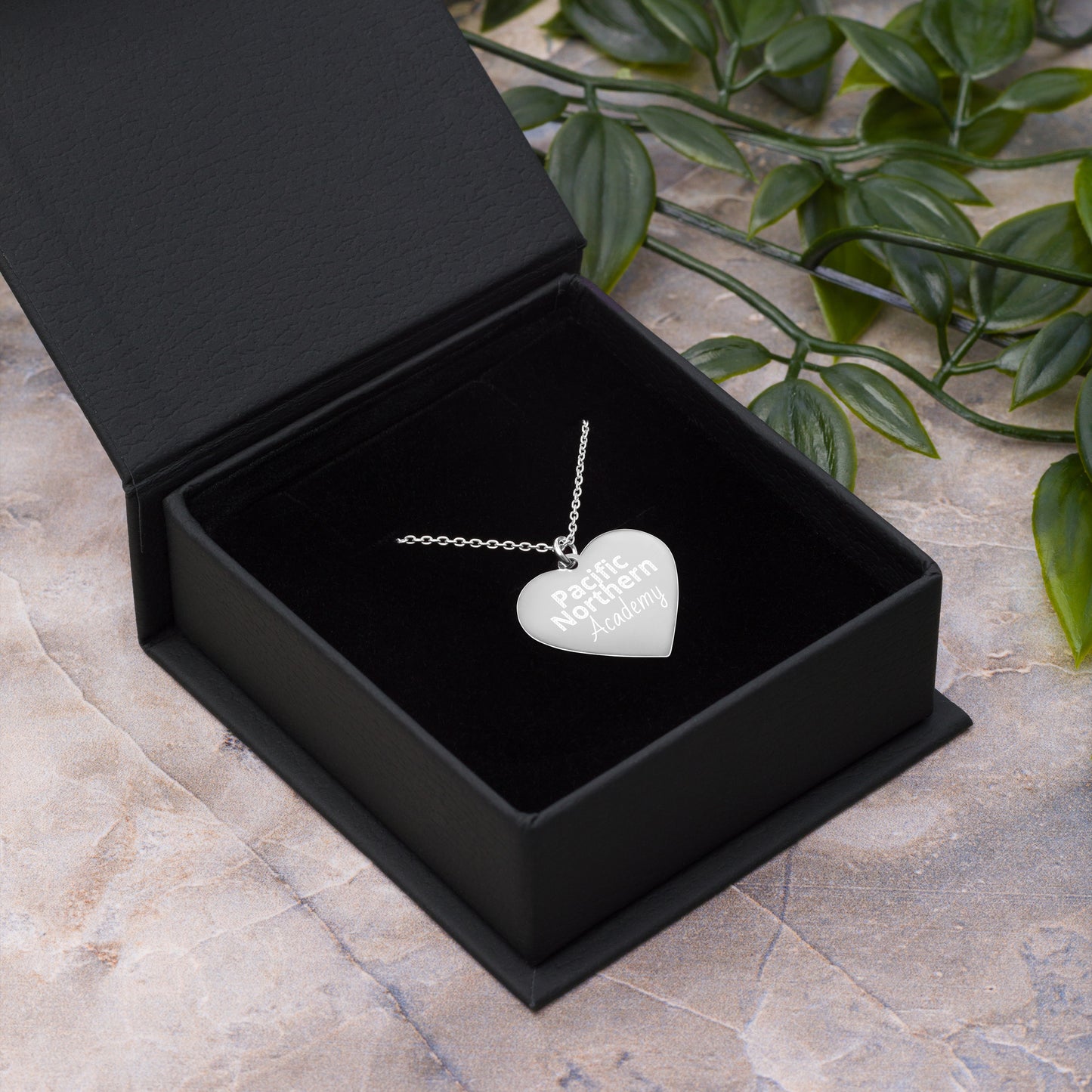 Engraved Heart Necklace