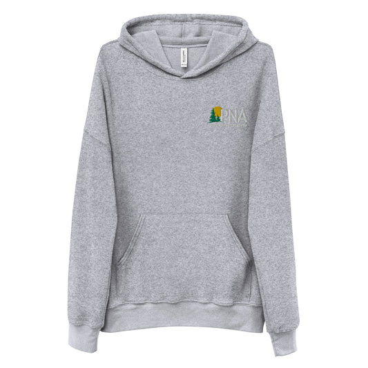 Unisex sueded fleece hoodie